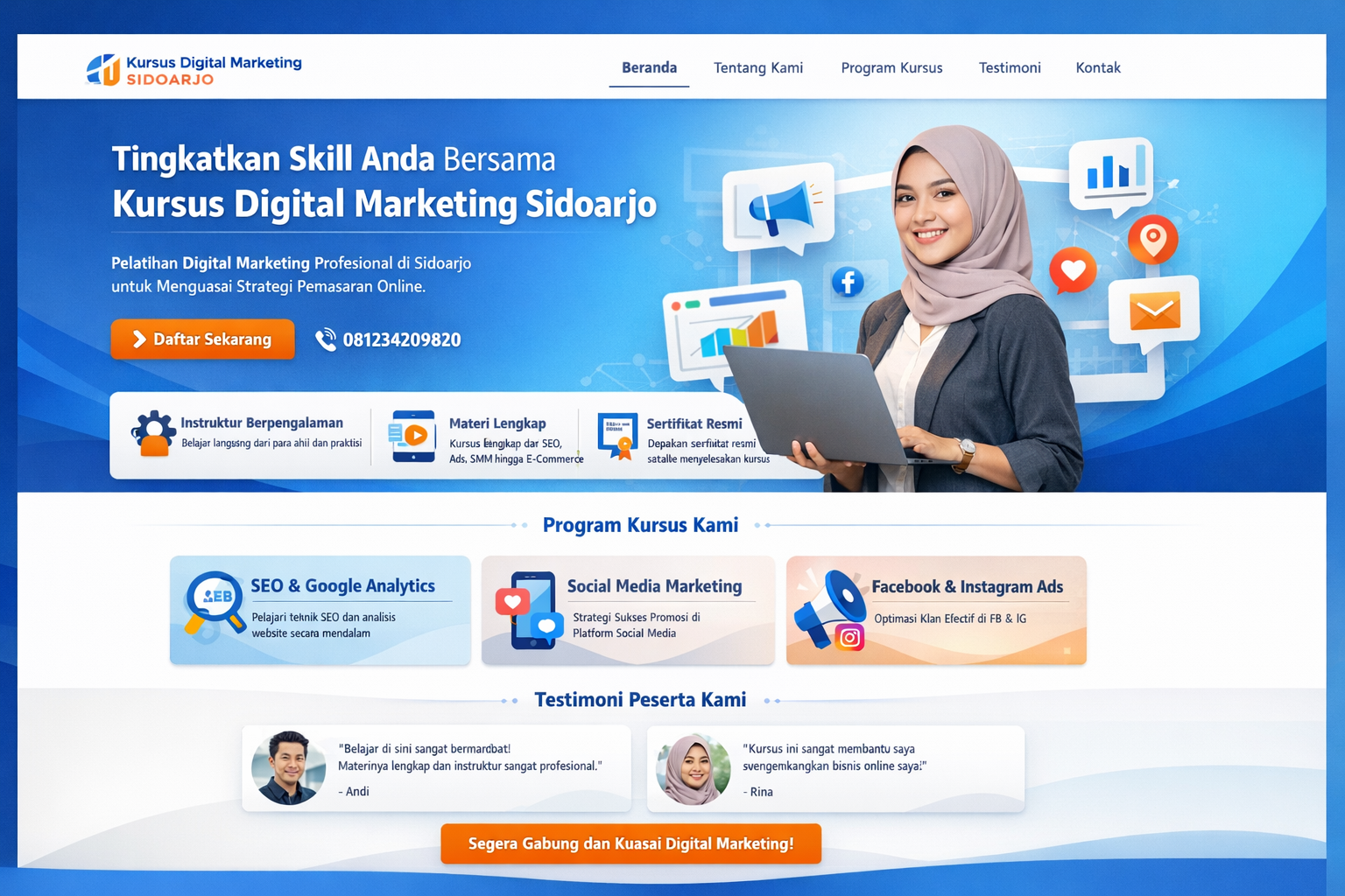 kursus digital marketing sidoarjo 